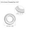 sourcing map 5/16" 316 Stainless Steel Flat Washer for Screw