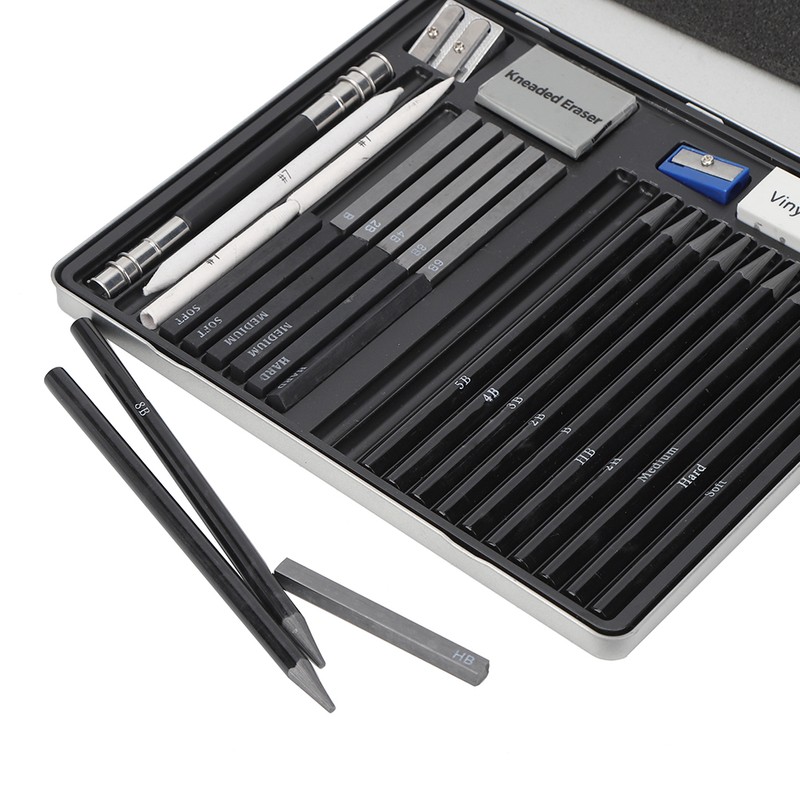 32Pcs Sketch Pencil Set Beginner Painting Tool Art Supplies with