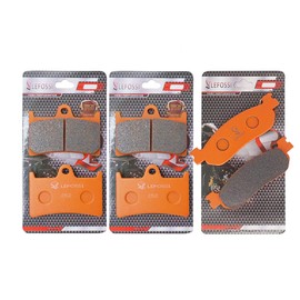 Lefossi Carbon Fibre Motorcycle Brake Pads Front Rear For Yamaha YZF R6 600 1999-2002 YZF R1 1000 2002-2003 FA252F FA275R