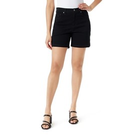 Gloria Vanderbilt Women's Amanda Basic Jean Short Standard, Black