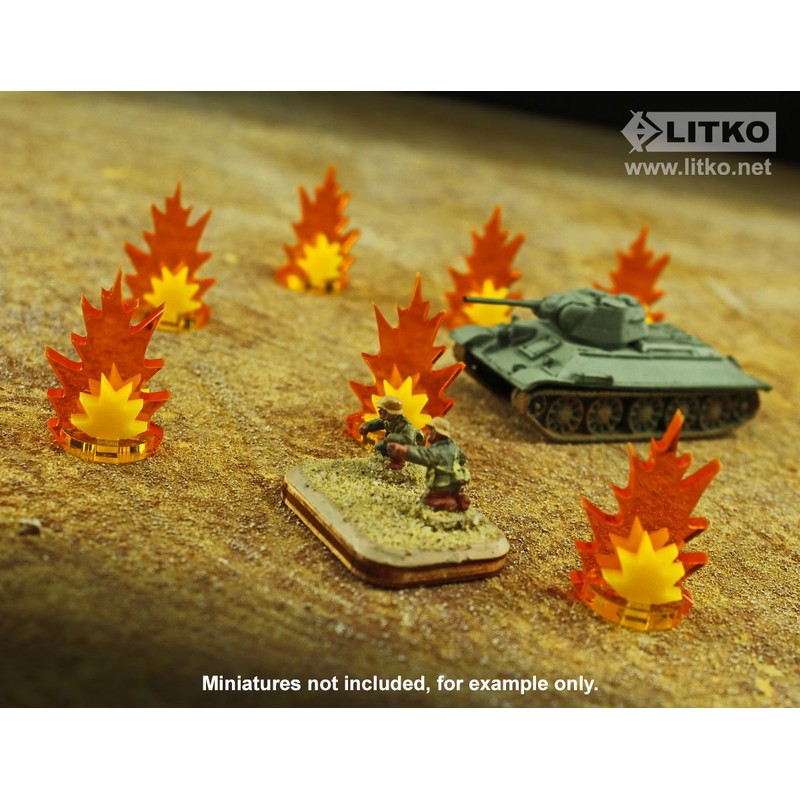 LITKO Artillery Strike Markers | Explosion Indicator | Fire Blast