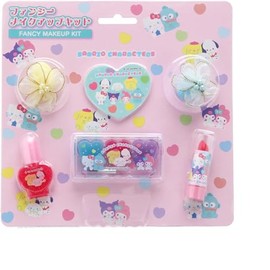 Race 250712 Sanrio Characters Fancy Makeup Kit Squishy Pink 6 Years Old Cosmetics Accessories