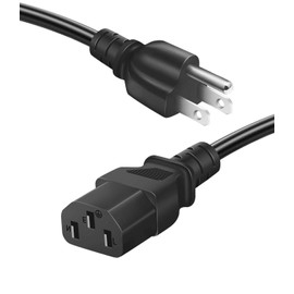 AC Power Cord for Goplus 2 in 1 Folding Treadmill Sole E060001 F63 (21034) F65 F80 F83 F85 (21016) CE800 CT800 XE400 WE35 WE95 XE850 XU875 XR895 FT96 Treadmill Mains Power Cable Replacement (6 FT)