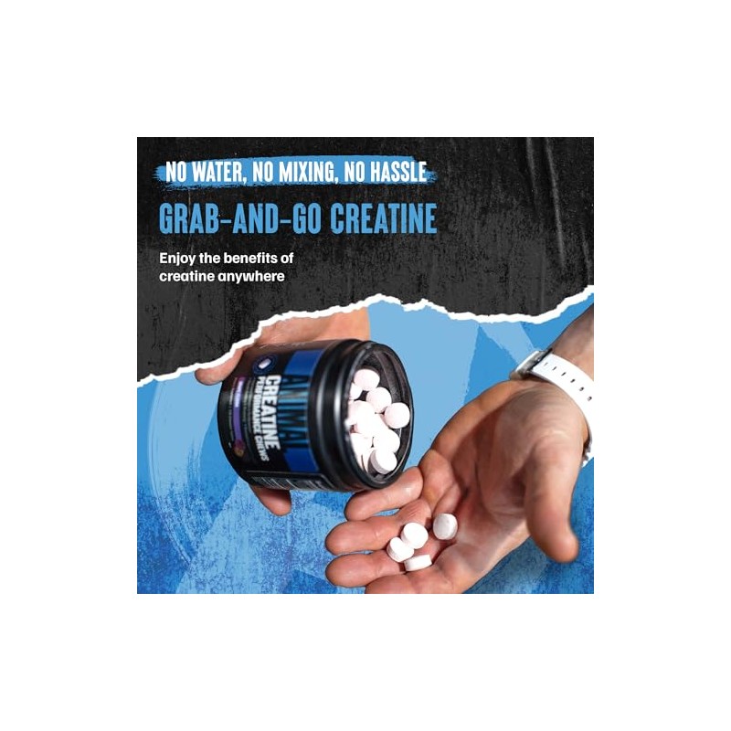 Animal Creatine Chews Tablets - Enhanced Creatine Monohydrate with AstraGin