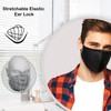 Black Face Mask Reusable Washable Face Mask with Filter (Black),