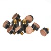 PATIKIL 10mm Dia Screw-on Pool Cue Tips, 10 Pack Billiard