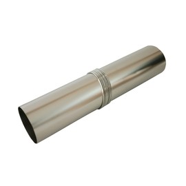 DANCHEL OUTDOOR Rollable Titanium Stove Chimney Pipe Portable for Camping, Ultralight Flue with Rings for Hot Tent Wood Stove 2.36inch Pipes Accessories Replacements, 8.2ft/2.5M