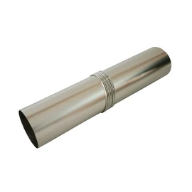 DANCHEL OUTDOOR Rollable Titanium Stove Chimney Pipe Portable for Camping, Ultralight Flue with Rings for Hot Tent Wood Stove 2.36inch Pipes Accessories Replacements, 8.2ft/2.5M