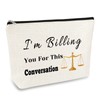 Funny Lawyer Gifts for Women Lawyer Makeup Bag Christmas Birthday