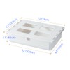 Poeland Under Desk Drawer Self-Stick Storage Organizer for Office Home