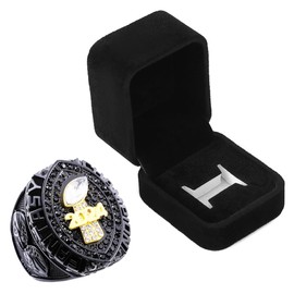 guancrown Fantasy Football Championship Ring 2024 Award Prize Sports Winner FFL Champion Ring (Nine, Size 9)