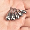 MUUNN 10 Pack Tungsten Teardrop Drop Shot Weights,Tungsten Drop Shot