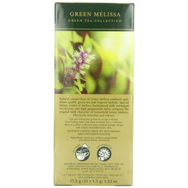Greenfield Greenfield Green Melissa Green Tea Fruit & Herbal Collection 25 Teabags The Execptional Freshness Of Tea Is Guranteed By The Special Foil Sachet