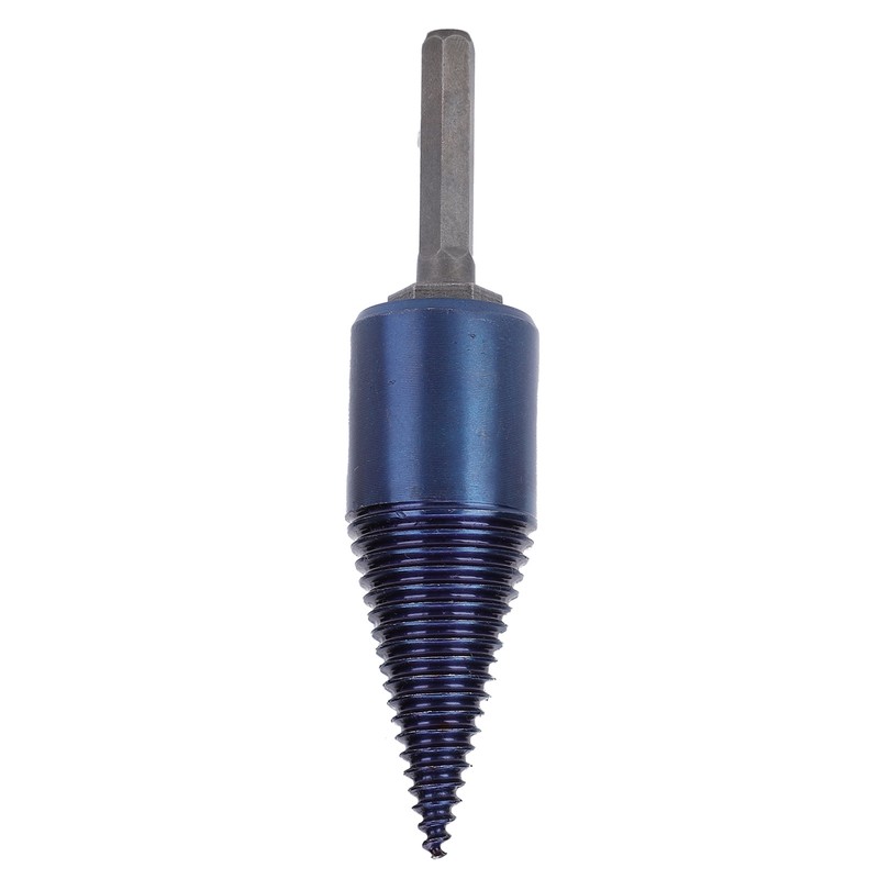 Wood Cone Punch High Speed Steel Blue Plated Hex Shank
