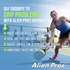 ALIEN PROS Pickleball Overgrip (paquete de 4) con crestas para