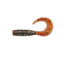 Relax Twister 1 inch 3.5 cm perch trout chub 10 pieces 033 motor oil