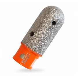 Diamond Finger Milling Bits,BRSCHNITT 1 Inch 25mm Dry Core Drill Bit with 5/8-11 Thread for Enlarging Shaping Existing Holes of Porcelain Tile Ceramic Marble Granite Countertop