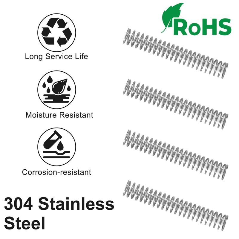 GUNGY Compression Spring Stainless Steel Spring Compression Springs 80 mm
