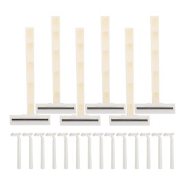 Beavorty Maquinillas De Afeitar Desechables Para Hombre Y Mujer 20 Piezas Con Cuchillas Finas Para Afeitado Corporal Y Barba Compactas Portátiles Para Viajes Hoteles
