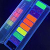 KARLOR 10 Color Fluorescent Eyeshadow, Glitter Luminous Neon UV Eyeshadow