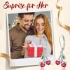 VANJAMI Cherry Earrings for Women 925 Sterling Silver Cherry Dangle