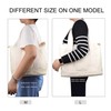 Women's Medium Handbag, Canvas Satchel Tote Bag, Shoulder Bag, Shopper
