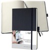 Sigel CO121 Notebook CONCEPTUM®, black, Hardcover, squared, approx. A5, with
