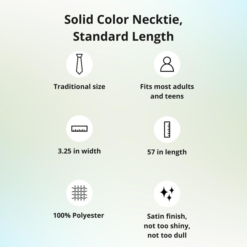 tiemart Solid Color Necktie (Hot Lime)