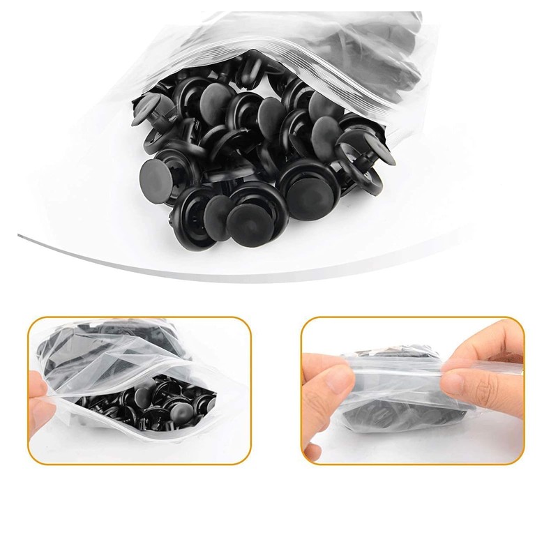 latikaly 100pcs 7mm Hole Rivet Clips Fasteners for Toyota Lexus