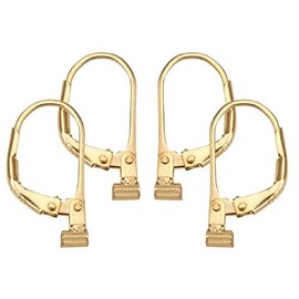 Convertiblez 2 Pair of Earring Converters Converts Post Earrings to Lever Back Sterling Silver, Sterling Silver