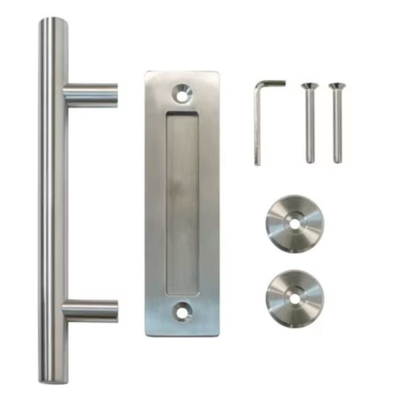 Satin Nickel Barn Door Handle/Pull
