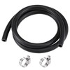 sourcing map Lubricating Oil Hose 8mm ID 12mm OD 3.3ft