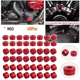 Unbranded CNC Engine Bolt Cover Caps Kit For Harley Softail Dyna Electra Road Glide King