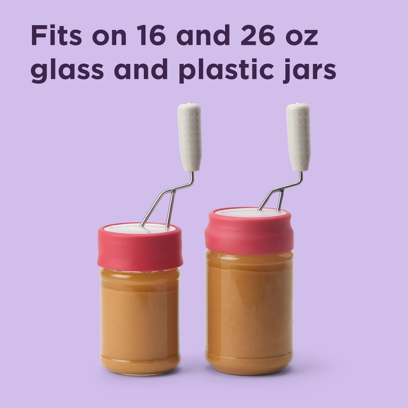Chef’n Natural Peanut Butter Stirrer, Fits Most Mason and Peanut