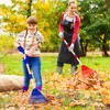 2 Pcs 35'' Kids Rakes for Leaves - Plastic Rake