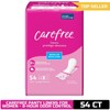 Carefree Panty Liners for Women Regular Unscented 54ct - Daily