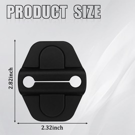 MLAHUIER - 6 fundas para cerradura de puerta, cubierta para cerradura de puerta compatible con Jeep Wrangler JL JLU 4XE y Unlimited Gladiator JT, accesorios para piezas de cerradura de puerta