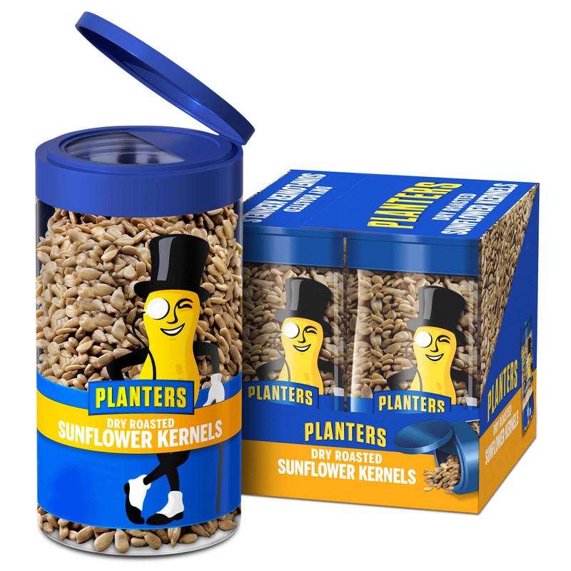 PLANTERS Pop & Pour Dry Roasted Sunflower Seeds to Eat,