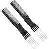 2 Pcs Pick Combs for Women,Double-Head Teasing Comb with Metal