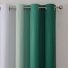 VEHEDE Ombre Blackout Curtains for Bedroom 96 Inch Drop, Thermal