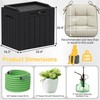 Greesum Outdoor Storage Box 31 Gallon Storage Box with Lid