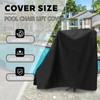 Swimming Pool Lift Chair Protective Cover, 600D Heavy Duty Lift