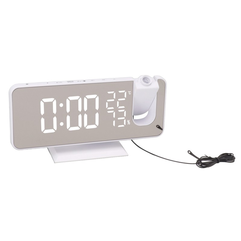 FM Radio LED Digital Smart Alarm Clock LED Digital Projection