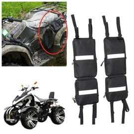 Verve Jelly ATV Beach Cars Storage Bag, 2 Pieces 600D Oxford Cargo Tank Bags, Trailer Hanging Bag Bag, Waterproof Saddle Bag for ATV Fenders, Snowmobiles