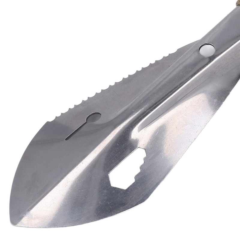 Survival Digging Trowel Stainless Steel Anti Slip Handle Multifunctional Detecting