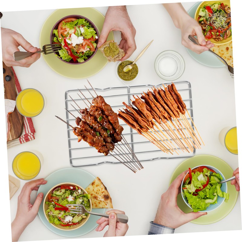Ipetboom Stainless Steel Baking Rack for Bbq Grilling Oil Dripping