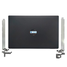 Jxjslp Replacement LCD Back Cover Rear Top Lid with Hinges for Dell Latitude 15 3520 E3520 Series Laptop,New Dell Latitude 3520 Back Cover and Hinge P/N: 17XCF 017XCF Black