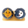 Top Chi Sun and Moon Baoding Balls with Bamboo Stand