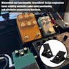 DAUCHVNY 2PC Guitar Pedal Board, Mini Pedal Holder with Anti-Slip