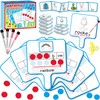 Aizweb Phonemic Awareness,Speech Therapy Magnetic Dry Erase Board Phonics Game,
